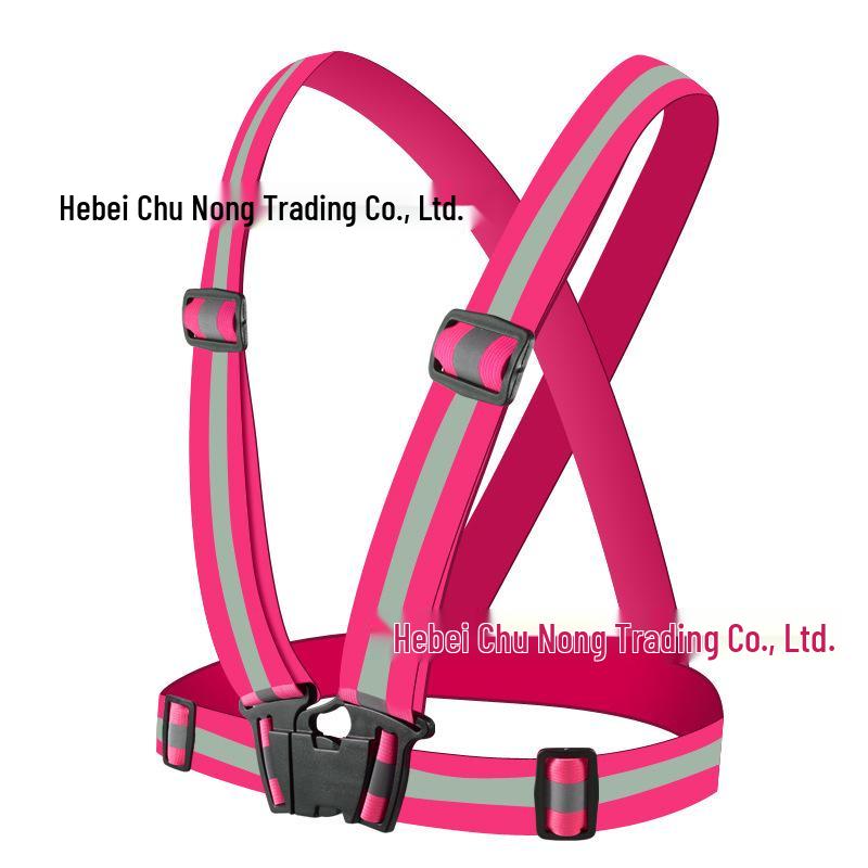 

Reflective Elastic Safety Vest with Suspenders for Traffic and E-commerce ярко-красный