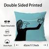 Aesthetic Art J-Jean-Jullien Pillow Case Plush Fabric Soft  Pillowcase Double Sided Print Cushion Cover Household Gifts