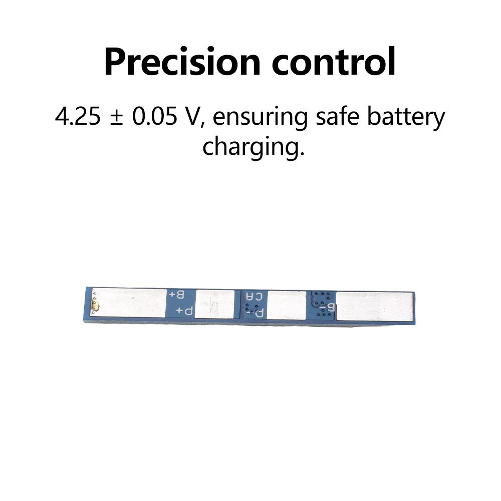 5PCS 1S 3.7V 4A Li-ion Battery Charging Protection Board Module 2MOS BMS 18650 Battery Protection Board