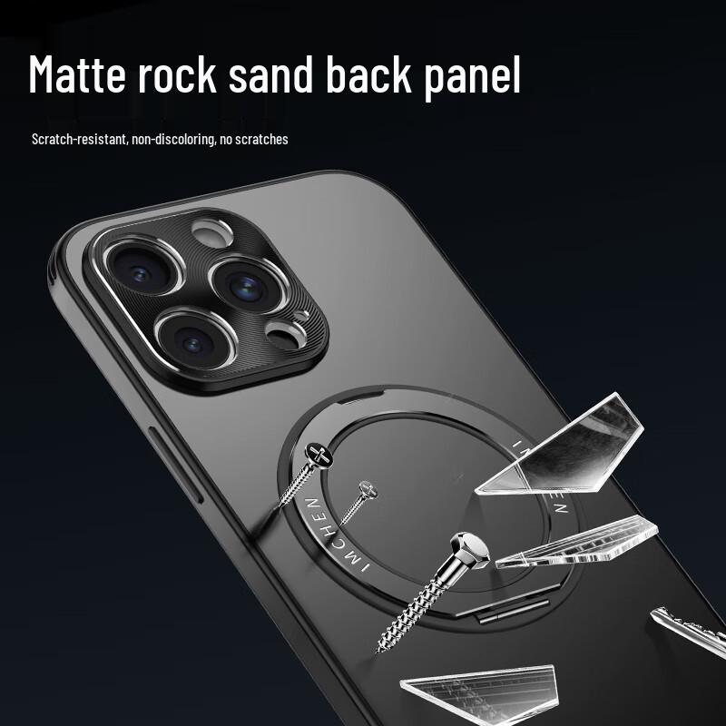 IM-CHEN 360° Rotating Magnetic Kickstand iPhone Case