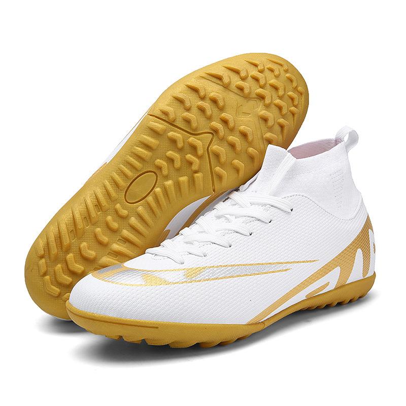 Large size 47 football shoes men's high top new student long nail game shoes broken nail shoes training shoes