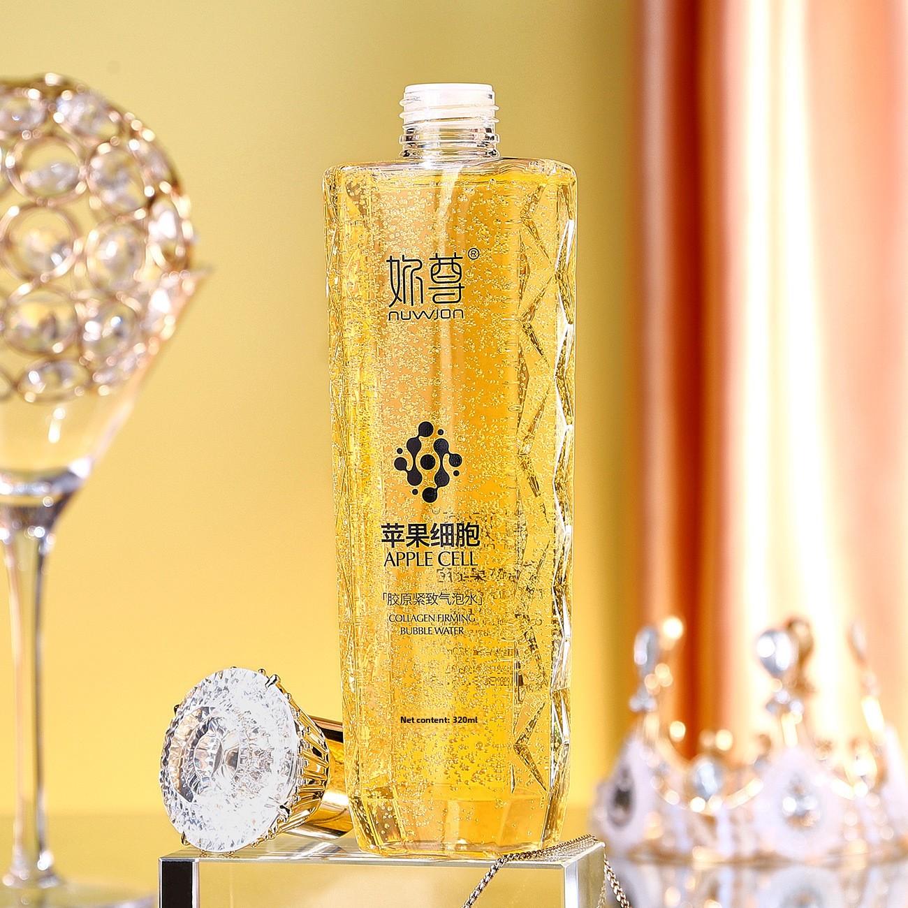 

Apple Cell Collagen Hydrating Bubble Toner Осветляющая увлажняющая эссенция для сияющего цвета лица Bubble Water зеленого яблока