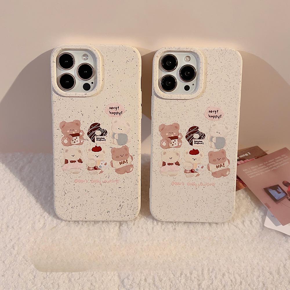 Mädchen Biodegradable 14Pro Maxi Handyhülle 13 Geeignet für 11 Apple Phone16 Neu 15 Rundumschutz XR