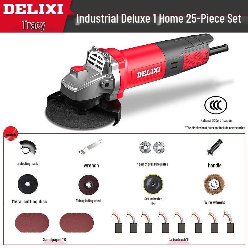 High-Power Multifunctional Angle Grinder and Polisher for Home Use