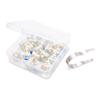 Gateron Blue Mechanical Key Switches (Blue Switches) - Pack of 20 (20 Pieces)  Tactile Switches  3-Pin  DIY Replaceable Switches for Mechanical