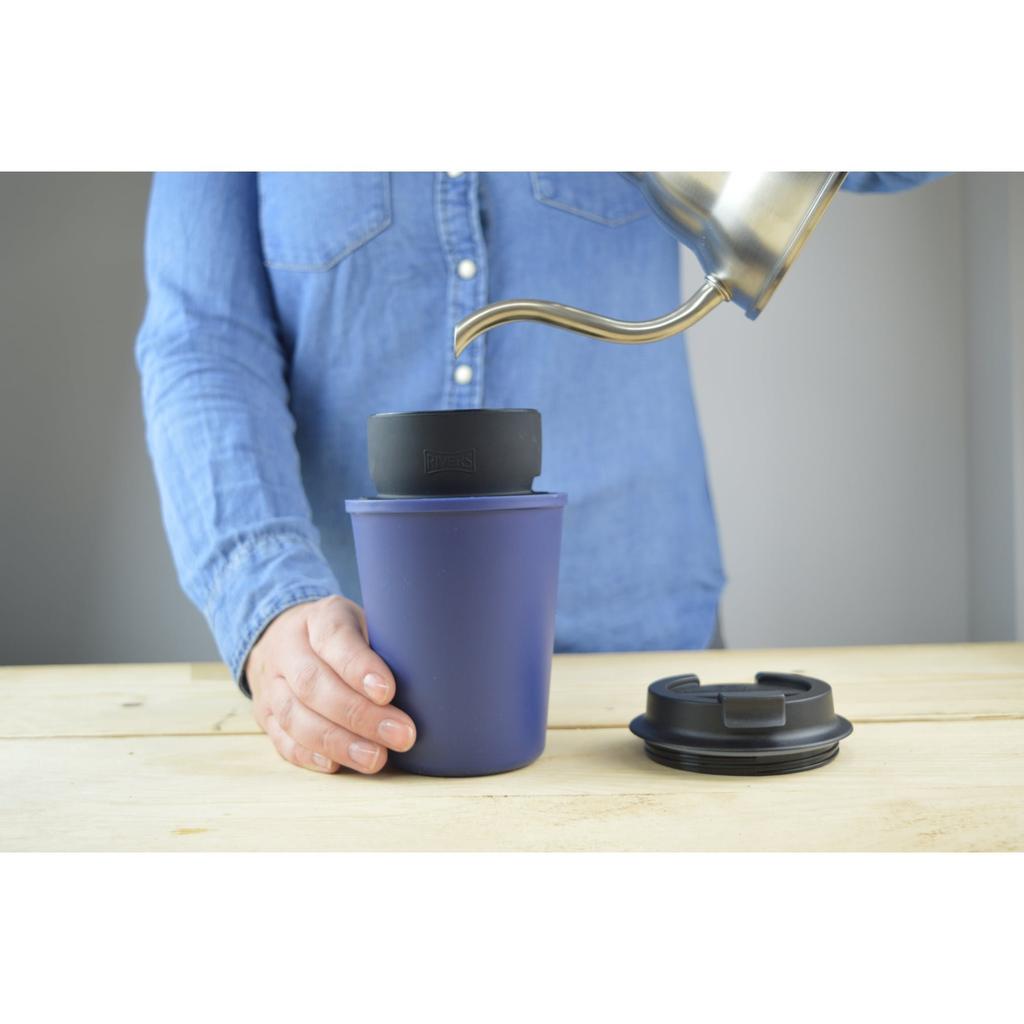 Rivers Wall Sleek Navy Mug,