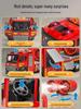 Extra Large Alloy Fire Truck Toy with Sprinkler for Kids