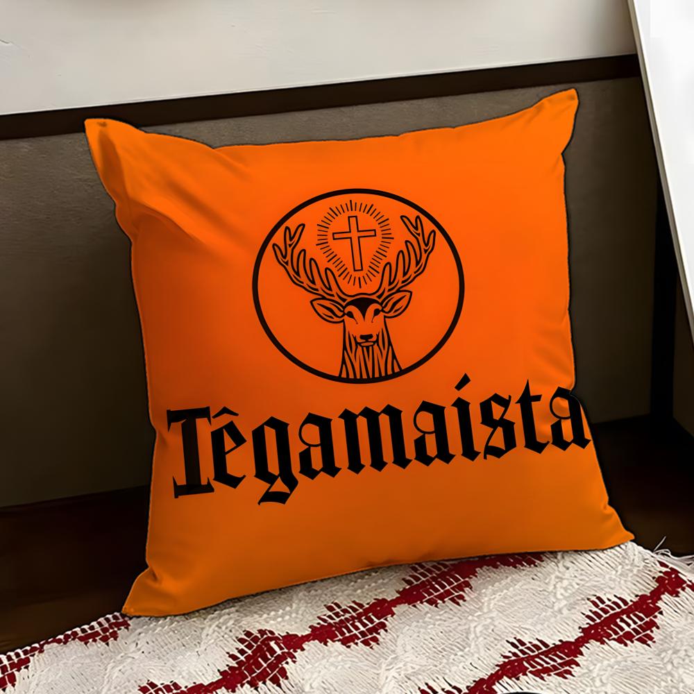 JJagermeister Cushion Cover Reversible Soft Durable Pillow Cover Home Car MultiScene Use for Daily Comfort