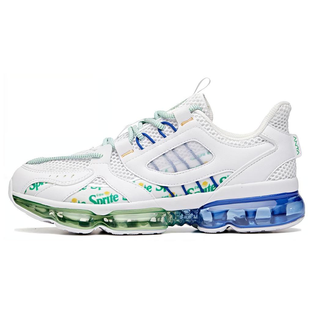 New ANTA X Sprite Running Series Sneakers 'White Green Blue' 912025504-8