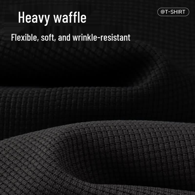 Mark Fairwhale Men's Layered Waffle Knit Long-Sleeve Tee