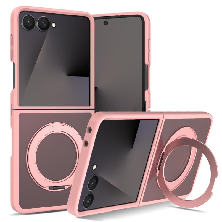 Skin Feel Rotating Holder Magnetic Phone Case For Galaxy Z Fold8 Ultra 5G, Matte PC TPU Shockproof Anti-Scratch Protective Cover