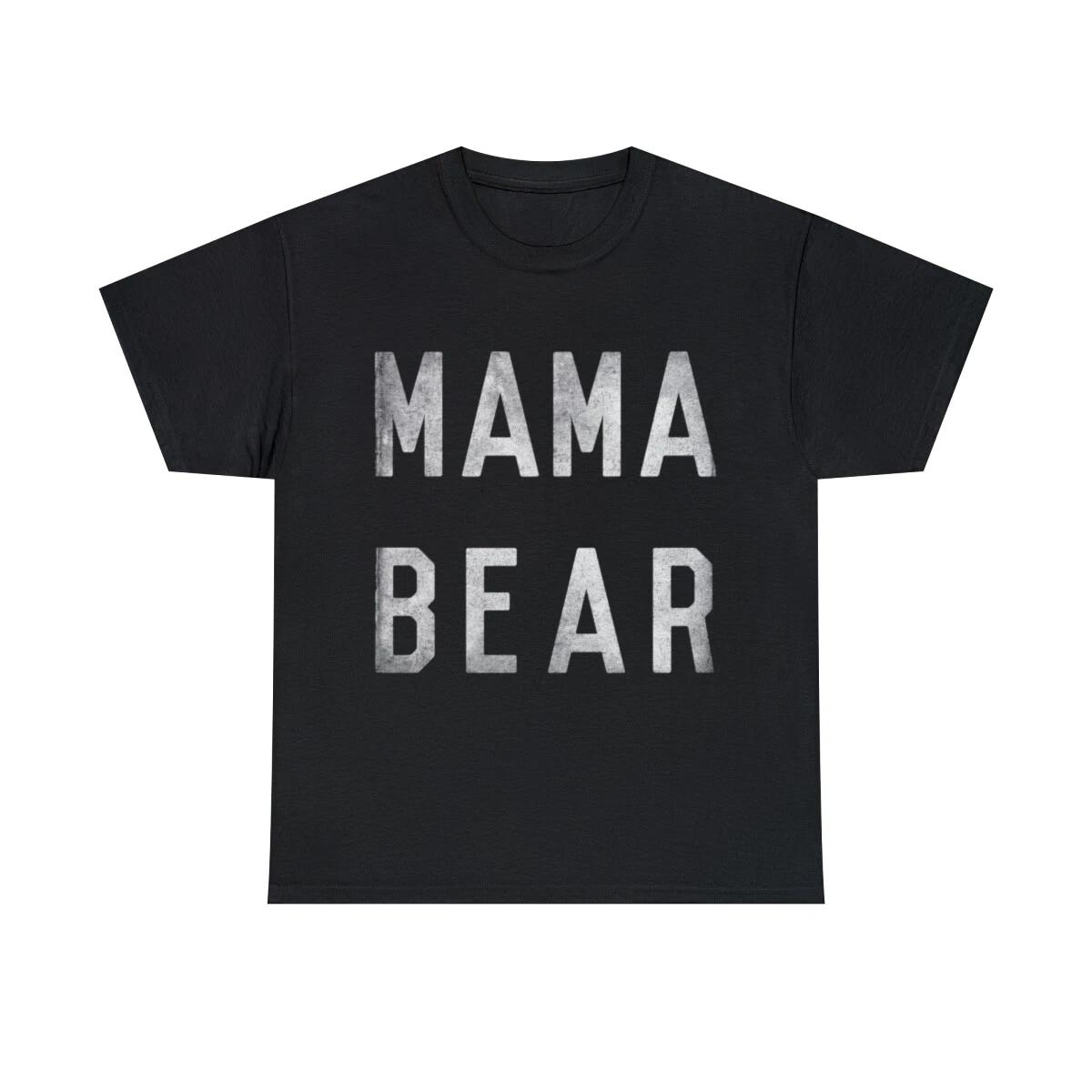 Mama Bear Retro Graphic Tee Shirt, S-5XL L