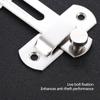 Multi-Purpose Sliding Door Cabinet File Cabinet Furniture Lock Bolt 90 Degree Easy Install