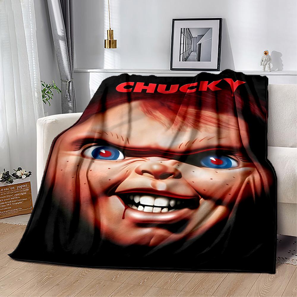 Chucky's Country Adventure Blanket Comfortable Perfect for Sofa Livingroom Couch Four Seasons Multipurpose Stylish Decor Gifts For Family Or Friends