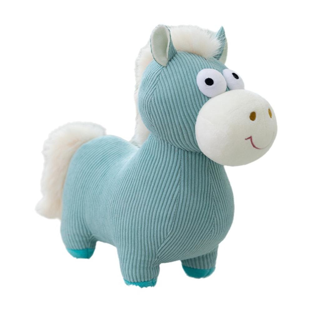 Soft Zodiac Pony Figurine PP Cotton Filling Horse Doll Ornament  Year of The Horse