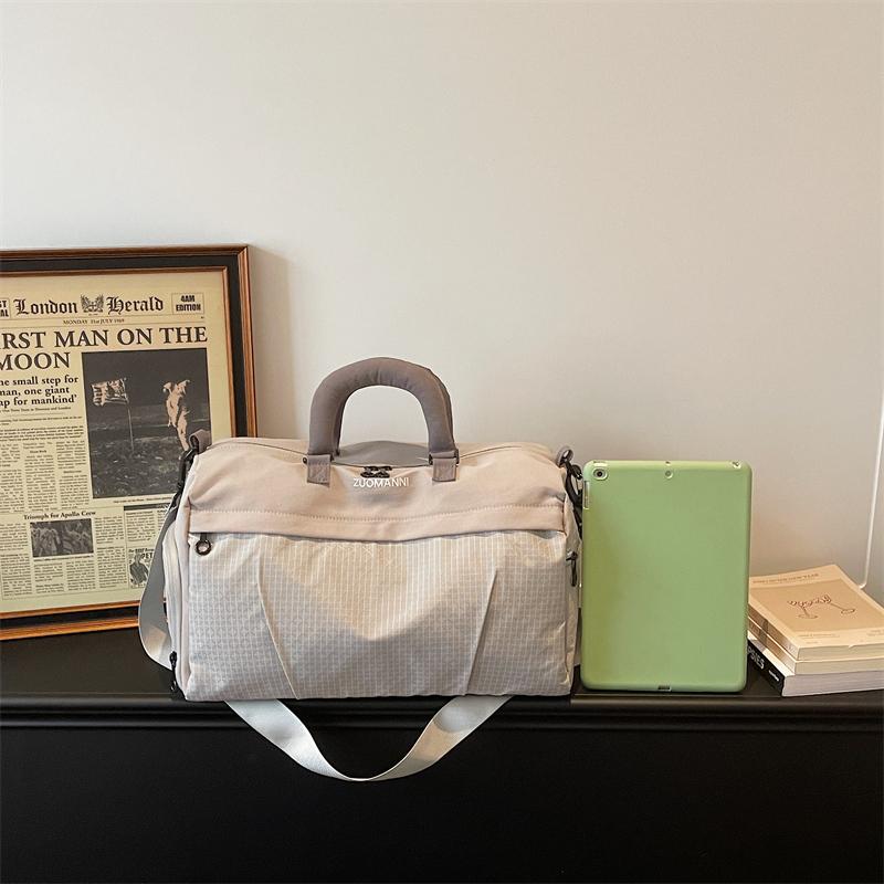 Short-Distance Travel Bag Women's Lightweight Multifunctional Crossbody Bag Sports Fitness Bag Large Capacity Storage Bag