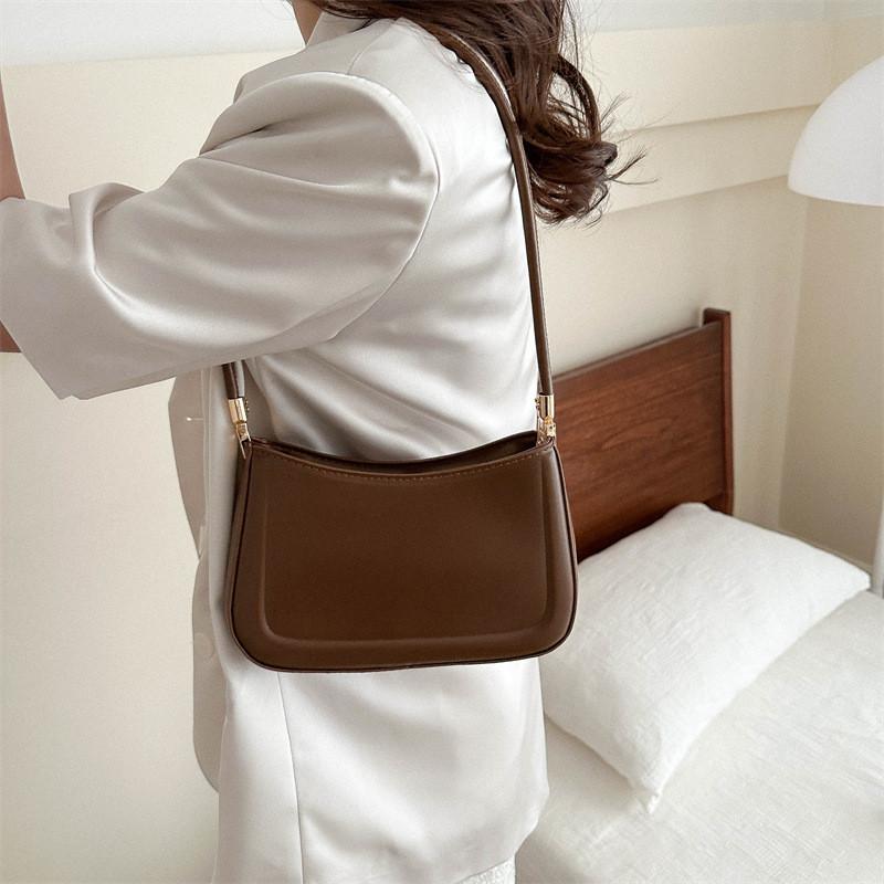 Stylish Spring 2024 Pu Shoulder Bag Trendy Casual Crossbody Underarm Handbag