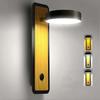 Led Reading Wall Lamp Wood Grain Color Wall Lamp Living Room Hotel Aisle Bedroom Rotatable Bedside Lamp