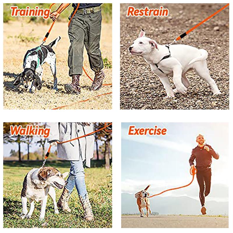Dog Training Leash Lead Long Rope 50FT Durable Heavy Duty Dog Leashes Extender Yard Leash Great for Walking Playing Outdoor