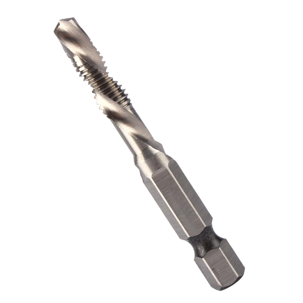 M8 HSS 1/4" Hex Shank Drill & Tap Taper Drill Bits Power Tool Part