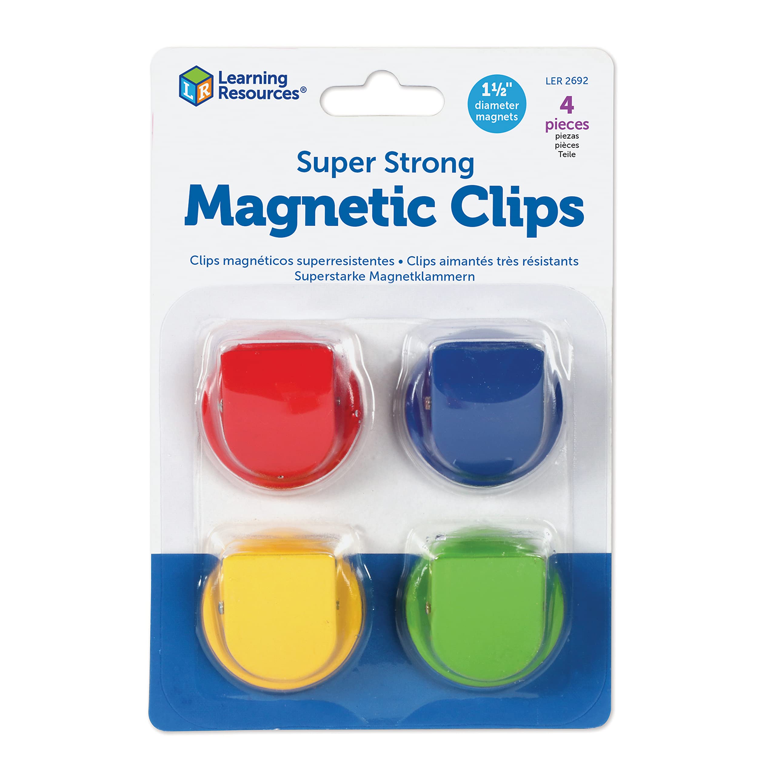 

Learning Resources Super Strong Magnetic Clips LER 2692