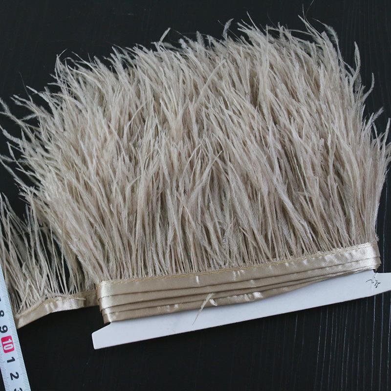 8-10 Ostrich Feather Diy Handmade Jewelry Accessories Crafts Decorative Clothing Skirt Cuffs