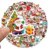100 Einzigartige Weihnachts-Cartoon-Graffiti-Sticker für Notizbücher, Koffer und Roller