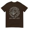 Emotionaler Unterstützungs-Ehemann Nicht streicheln Lustiger Affe Lustiges Meme T-Shirt