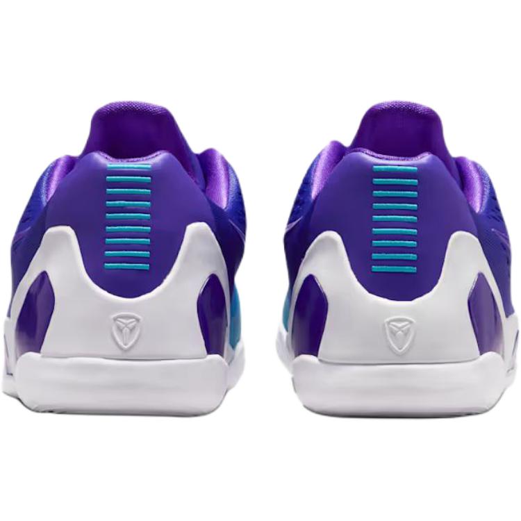 Nike Kobe 9 Low EM GS Fierce Purple White Blue Lagoon Kinder Sneaker IM6641-500
