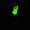 Sex Underwear Luminous Bikini Hip Wrap Luminous Three-point Onesie Hollow Sexy Mesh