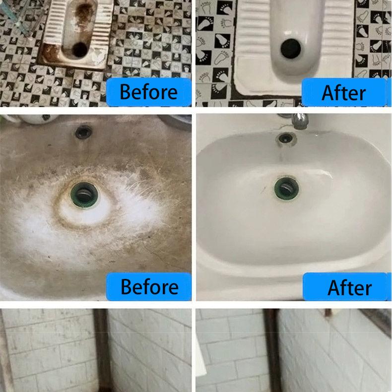 500ml Professional Tile Cleaner Powerful Stain Yellowing Remover for Bathroom Wall & Floor Tiles Polishing Effect