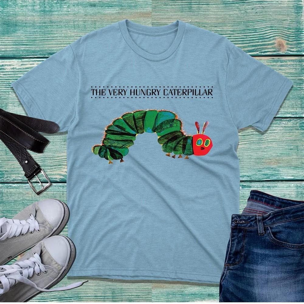 The Very Hungry Caterpillar TShirt World Book Day Funny Caterpillar Unisex Top