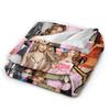 Warm Blanket Decorative Shakira Throw Blanket Singer Pop Flannel Bedspread For Living Room Street Trend Sofa Bed Cover