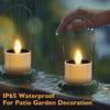1/2/4pcs Solar Outdoor Candles Lights, Courtyard Lights Garden Landscape Decoration Waterproof Candles Camping Campsite Candles