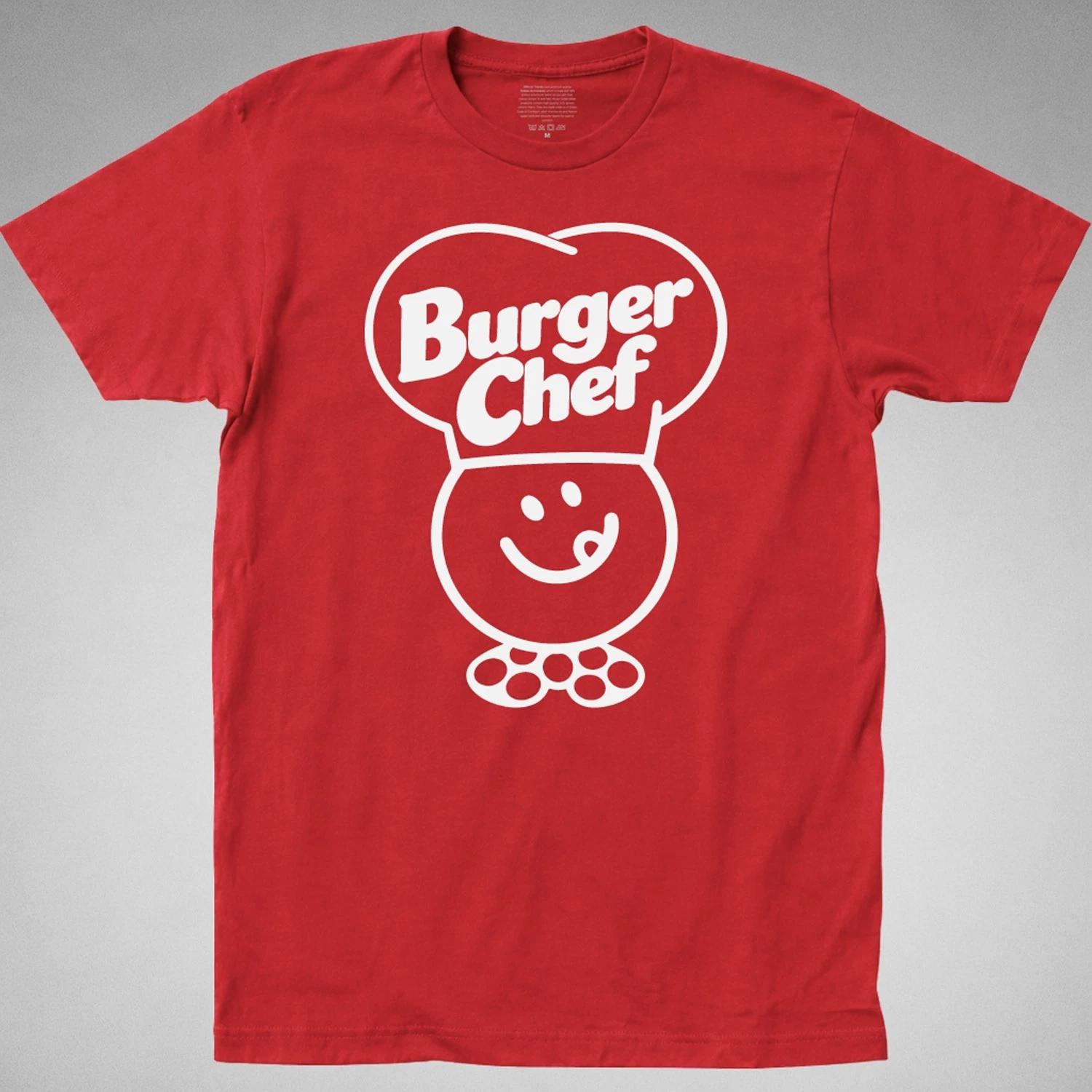 Burger Chef T-SHIRT fast food retro tee 80s 70s big super shef restaurant vintag XXXXL