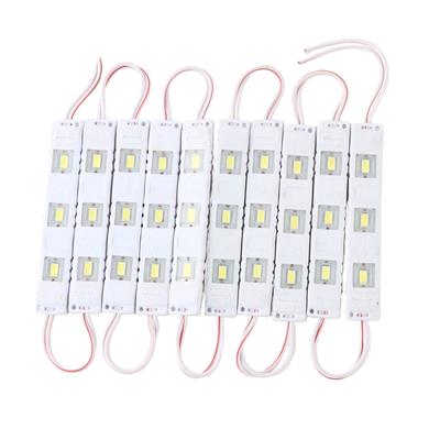 10PCS LED Module 3 Light LED Advertising Lamp Injection Molding Module