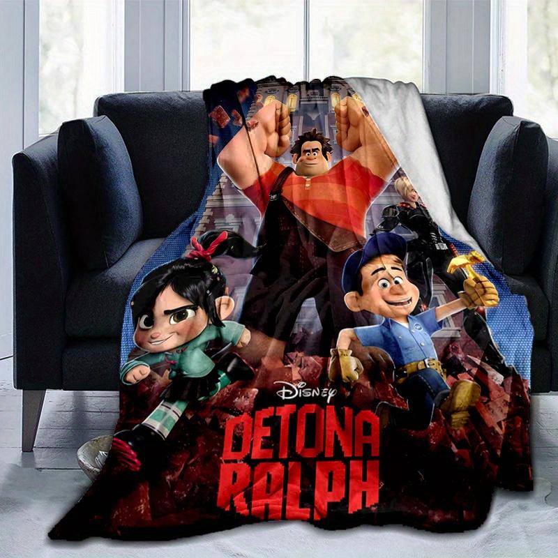 1pc, Unwrap Joy with Ralph's Cozy Home Decor: A Perfect Gift, Soft Flannel Blanket for Bedroom, Living Room, Travel, Camping