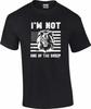 I'm Not One of the Sheep Lion American Flag T-Shirt