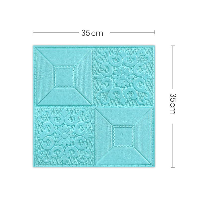 35*35cm 3D Stereo Wall Stickers Self-adhesive Ceiling Decorative Stickers Living Room Bedroom TV Background Waterproof Wallpaper