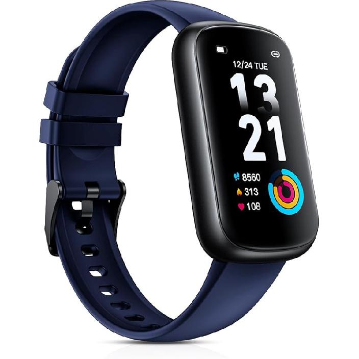 Fitness Tracker Watch with Heart Rate Monitor, 3ATM Waterproof Smart Watch, Health Activity Tracker with Pedometer, Sleep Monitor, Calorie Step