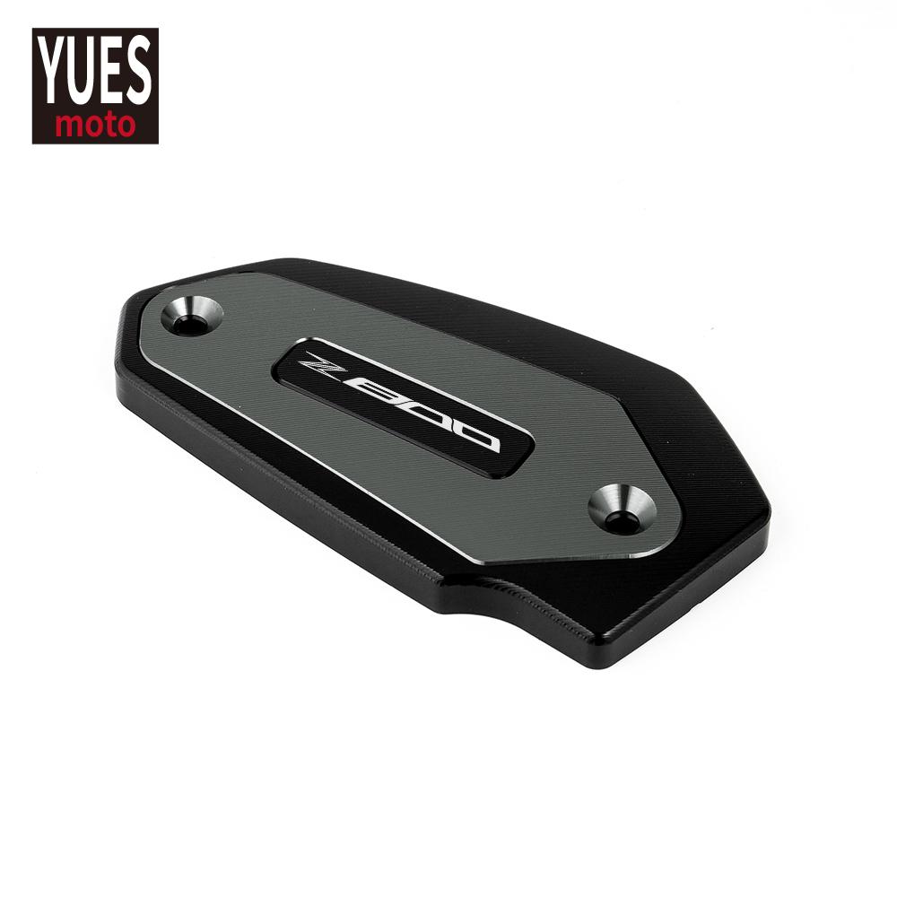 Motorcycle Accessories CNC Front & Rear Brake Fluid Cylinder Master Reservoir Cover Cap For KAWASAKI Z800 2013 2014 2015