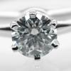TIFFANY&Co. Solitaire Ring 0.53ct VS1/I/3EX Pt950Platinum/diamond #4.3(US Size) 5.16g Women Used