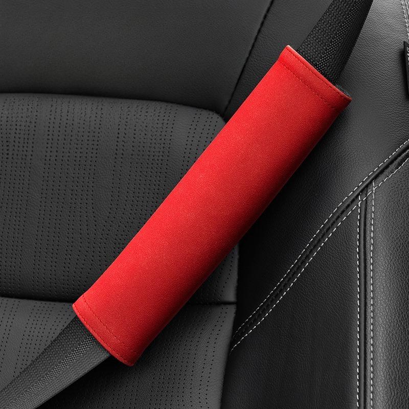 Car seat belt cover shoulder protector suede for M Performance E46 E90 E60 F10 F20 F30 E36 M1 M2 M3 M5 X1 X3 X4 X5 G01 G02