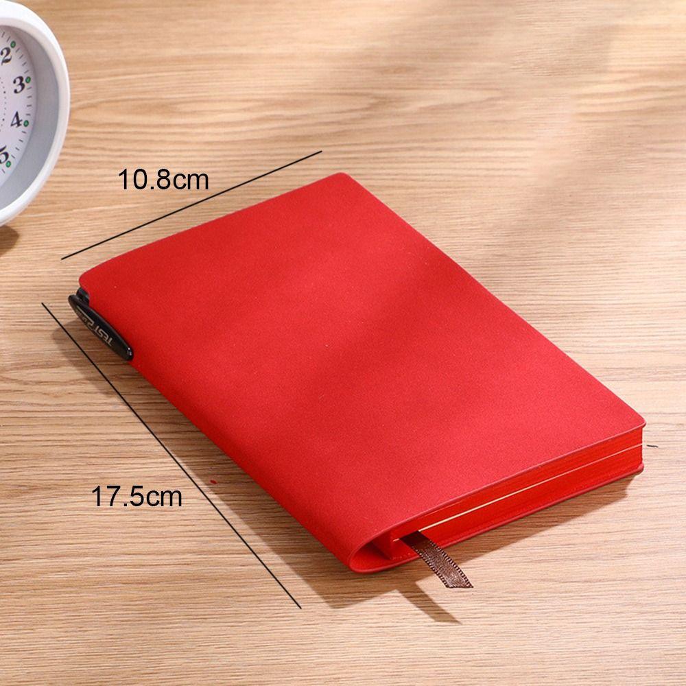 Retro Leather Diary Soft Pocket Notebook Portable A6 Notebook  Student