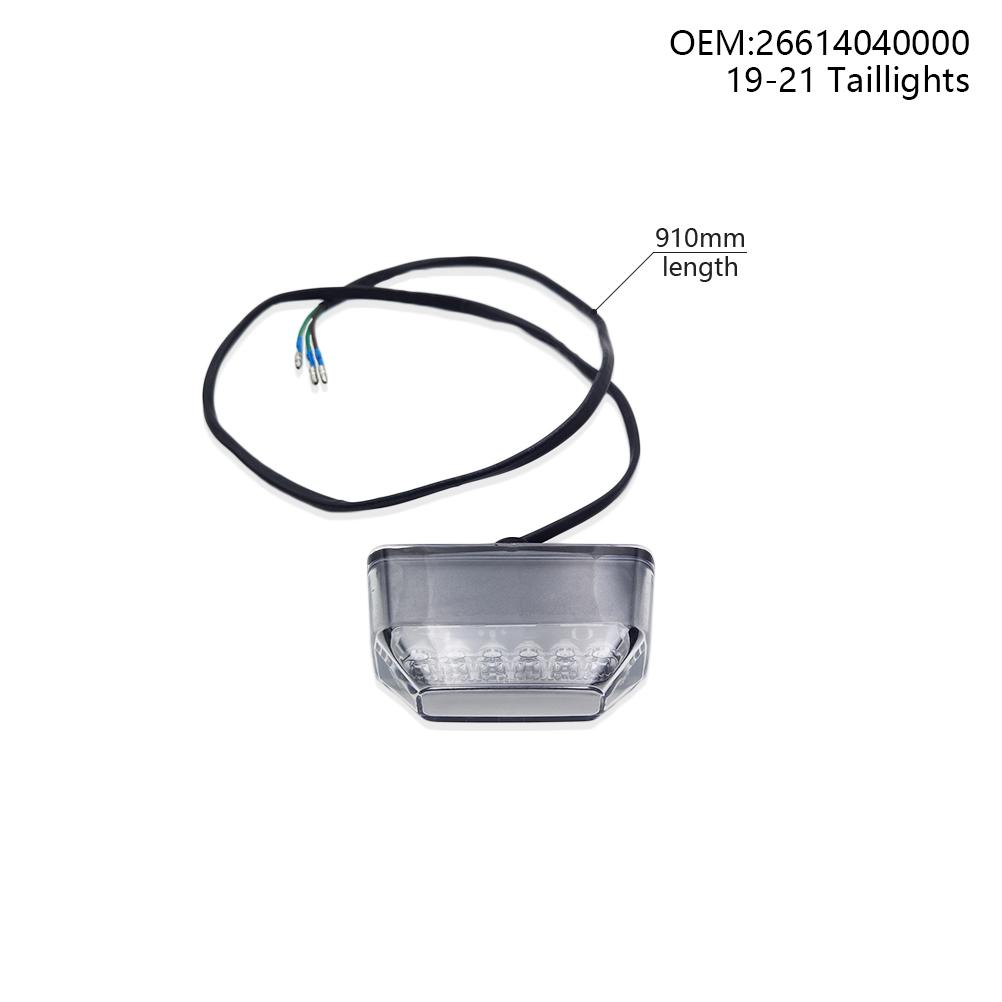 For HUSQVARNA FE250 TE150 FC350 TX125 TE300 FE501 Motocycle LED Taillight Brake Lamp W/ Rear Fender License Plate Bracket Holder