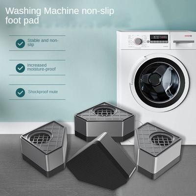 Washing Machine Refrigerator Foot Pads Storage Rack Anti Slip Raised Bases Household Rollers Wave Wheel Brackets Shock Absorbers