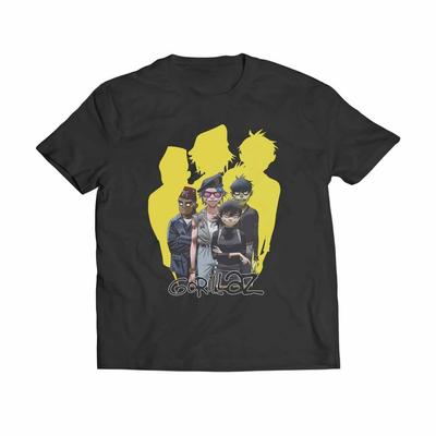 Gorillaz Graphic Unisex Shirt Summer New Unisex Women Fashion Yk Cotton Oversized Short Sleeve Luxury Tshirt Music Fan Gift