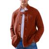 Mens Winter Jacket Button Down Woolen Coat Casual Loose Turn Down Fall Winter Warm Overcoat Outwear Cardigan