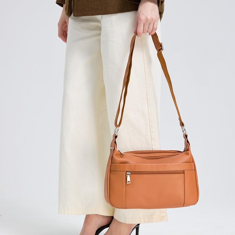 Cross-body Bag Vintage Elegant and Grandiose Middle-aged Mother Bag Simple and Versatile Business Bag for Women