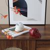 Ceramic Handicrafts Abstract Apple Irregularly Melting Apples Interesting Ceramic Ornaments Home Decoration Accessories